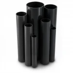 UPVC Pipes Modern Technology Nominal Pressure 10 Bar Outside Diameter 200 mm Thickness 9.6 mm Black Colour