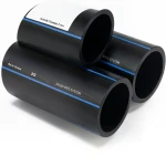 أنابيب HDPE السعودي PE 80 ضغط 8 بار قطر خارجي 32 مم سمك 2 مم لون اسود