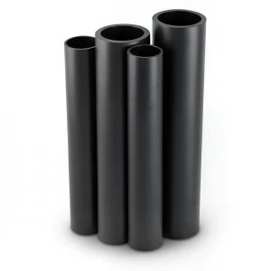 HDPE Pipes PE 80 Pressure 16 Bar Outside Diameter 250 mm Thickness 27.9 mm Black