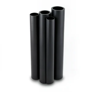 مواسير HDPE PE 100 ضغط 20 بار قطر خارجي 250 مم سمك 27.9 مم لون أسود
