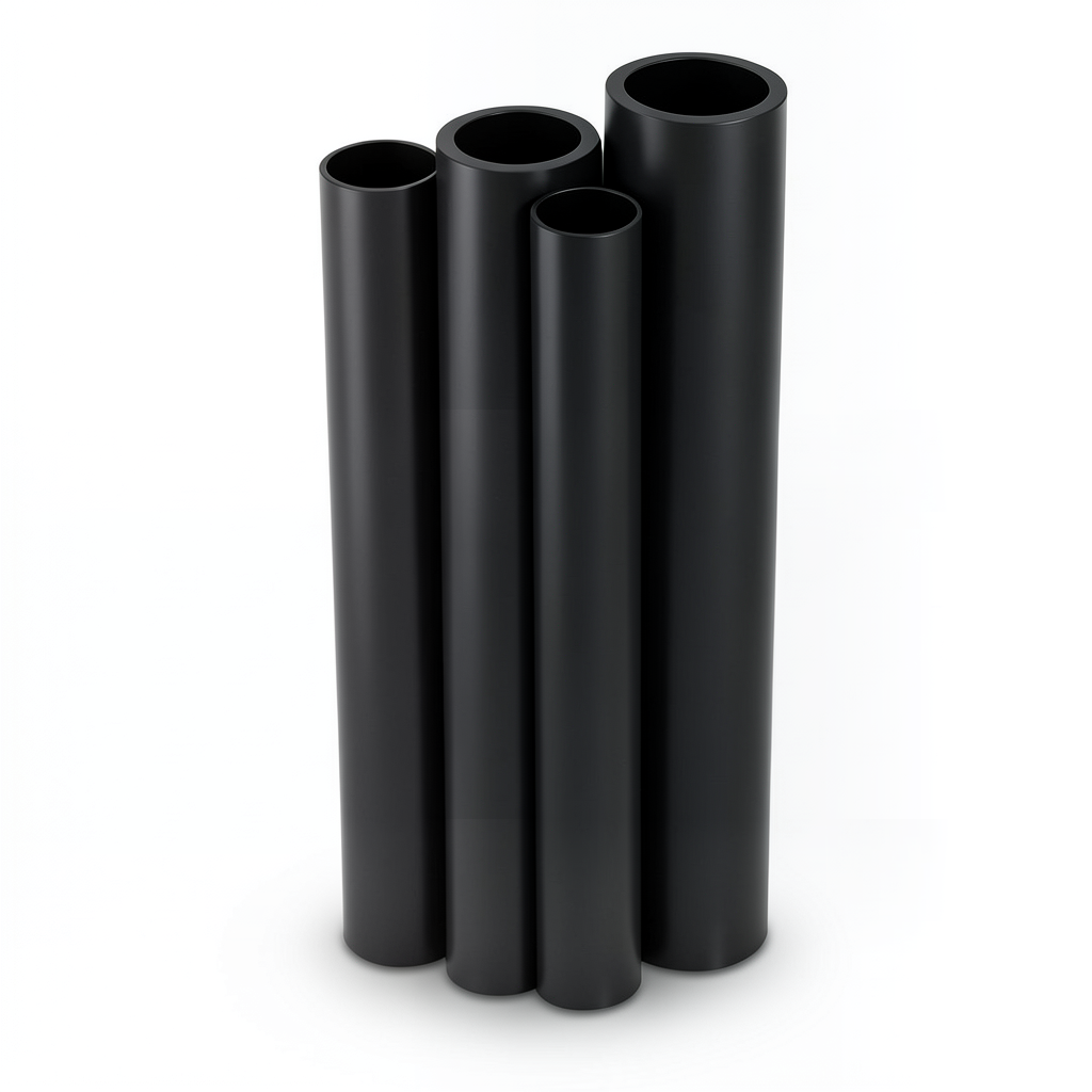 Al-Rajhi HDPE Pipes PE 80 Pressure 16 Bar Diameter 160 mm Thickness 17.9 mm Black