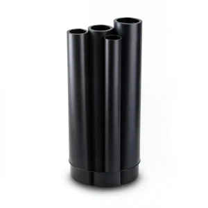 أنابيب HDPE PE 80 ضغط 16 بار قطر خارجي 280 مم سمك 31.3 مم لون أسود
