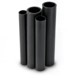 مواسير HDPE PE 100 ضغط 20 بار قطر خارجي 160 مم سمك 17.9 مم لون أسود