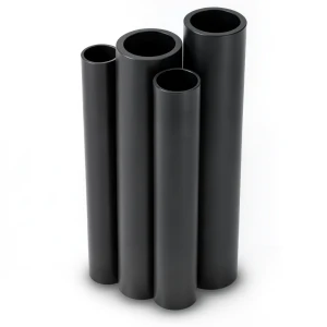 مواسير HDPE PE 100 ضغط 20 بار قطر خارجي 160 مم سمك 17.9 مم لون أسود