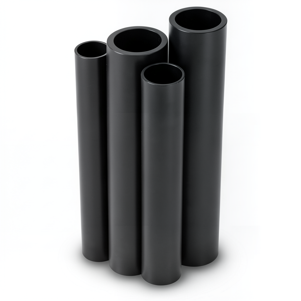 HDPE Pipes PE 100 Pressure 20 Bar 160 mm OD Thickness 17.9 mm Black