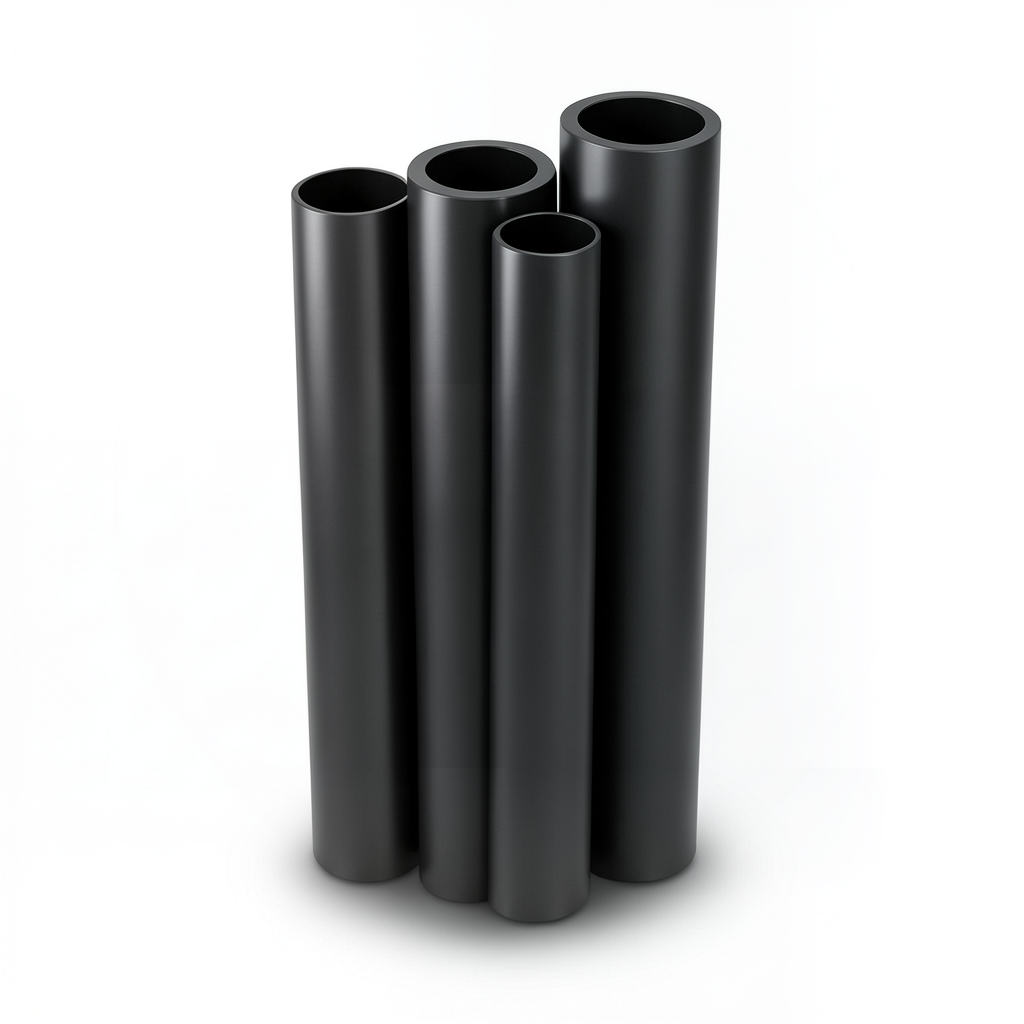 Al-Rajhi HDPE Pipes PE 100 Pressure 20 Bar OD 280 mm Thickness 31.3 mm Black