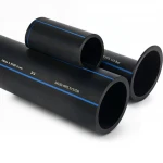 أنابيب HDPE السعودي  PE 80 ضغط 12.5 بار قطر خارجي 32 مم سمك 3 مم لون اسود