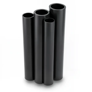 مواسير HDPE PE 80 ضغط 16 بار قطر خارجي 180 مم سمك 20.1 مم لون أسود