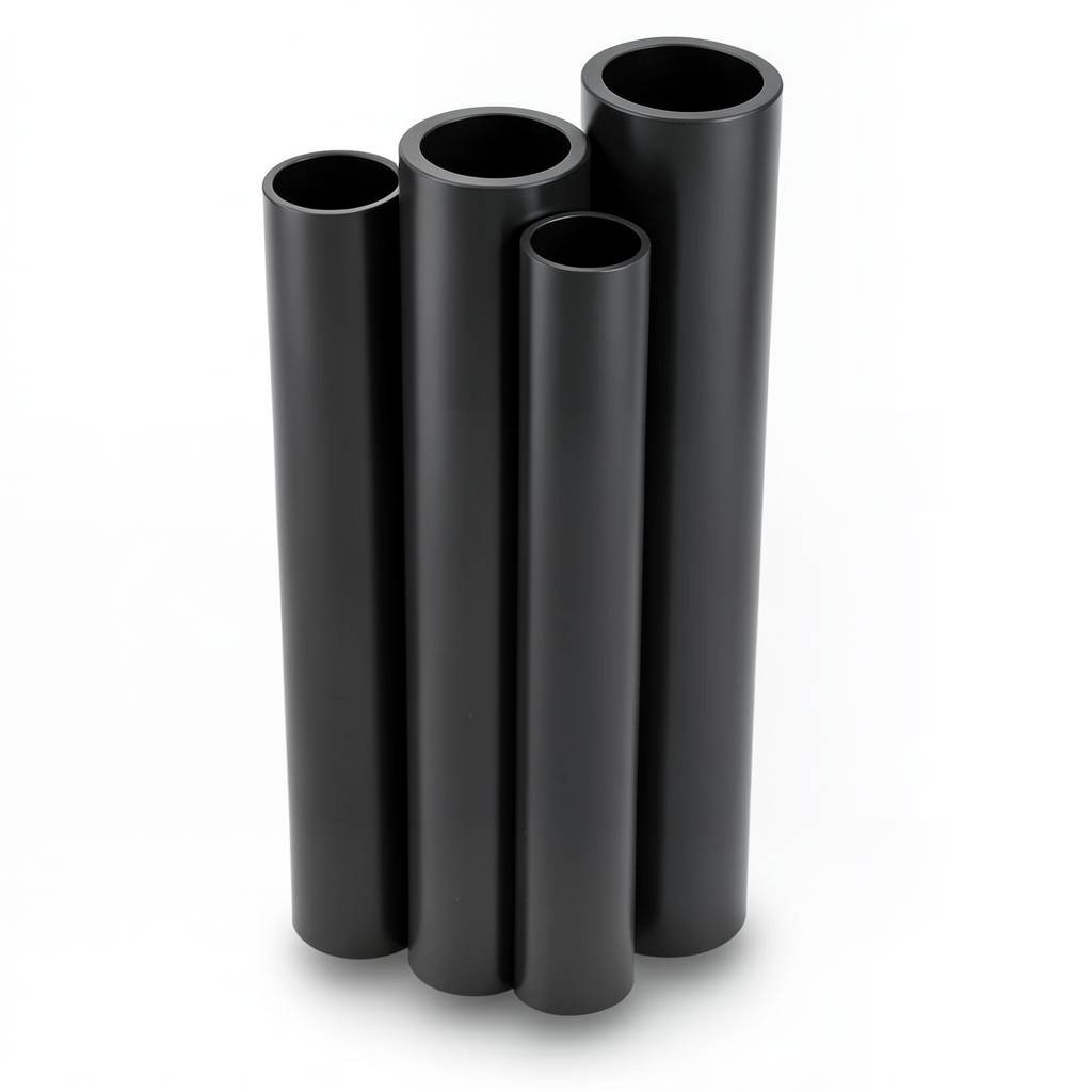 HDPE Pipes PE 80 Pressure 16 Bar Outside Diameter 180 mm Thickness 20.1 mm Black