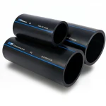 أنابيب HDPE السعودي  PE 80 ضغط 8 بار قطر خارجي 40 مم سمك 2.4 مم لون اسود