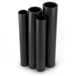 مواسير HDPE PE 80 ضغط 16 بار قطر خارجي 355 مم سمك 39.7 مم أسود