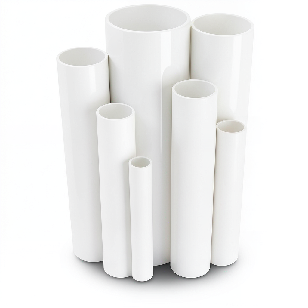 مواسير UPVC ضغط 16 بار قطر خارجي 40 مم سمك 3 مم لون أبيض