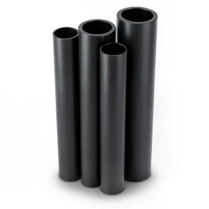 مواسير HDPE PE 100 ضغط 20 بار قطر خارجي 200 مم سمك 22.4 مم لون أسود