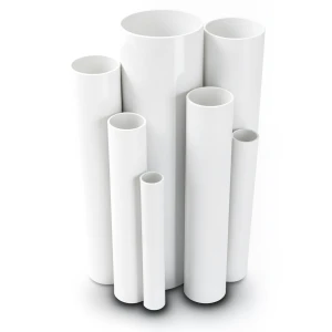 مواسير UPVC ضغط اسمي 16 بار قطر خارجي 50 مم سمك 3.7 مم لون أبيض