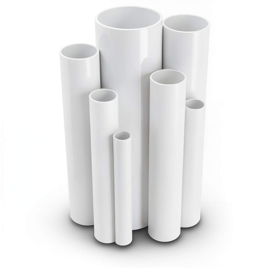 UPVC Pipes Nominal Pressure 10 Bar Outside Diameter 32 mm Thickness 1.8 mm White