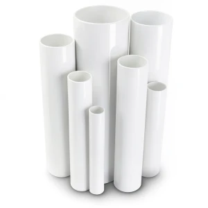 مواسير UPVC ضغط 10 بار قطر خارجي 50 مم سمك 2.4 مم لون أبيض