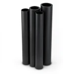 مواسير HDPE PE 100 ضغط 20 بار قطر خارجي 250 مم سمك 27.9 مم لون أسود