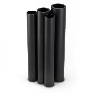 مواسير HDPE PE 100 ضغط 20 بار قطر خارجي 250 مم سمك 27.9 مم لون أسود