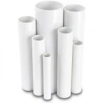 مواسير UPVC ضغط 6 بار قطر خارجي 40 مم سمك 1.8 مم لون أبيض