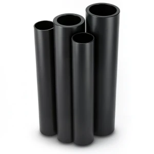 أنابيب HDPE PE 80 ضغط 16 بار قطر خارجي 280 مم سمك 31.3 مم لون أسود