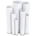 مواسير UPVC ضغط 6 بار قطر خارجي 50 مم سمك 1.8 مم لون أبيض
