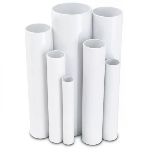 مواسير UPVC ضغط 6 بار قطر خارجي 50 مم سمك 1.8 مم لون أبيض