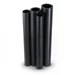 مواسير HDPE PE 80 ضغط 16 بار قطر خارجي 355 مم سمك 39.7 مم أسود