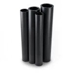 مواسير HDPE PE 80 ضغط 16 بار قطر خارجي 400 مم سمك 44.7 مم لون أسود