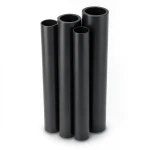 HDPE Pipes PE 100 Pressure 20 Bar Outside Diameter 400 mm Thickness 44.7 mm Black