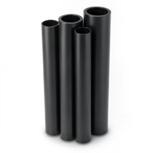 مواسير HDPE PE 100 ضغط 20 بار قطر خارجي 400 مم سمك 44.7 مم لون أسود