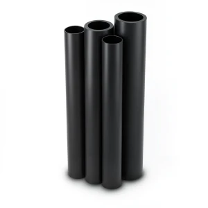 مواسير HDPE PE 80 ضغط 16 بار قطر خارجي 450 مم سمك 50.3 مم لون أسود