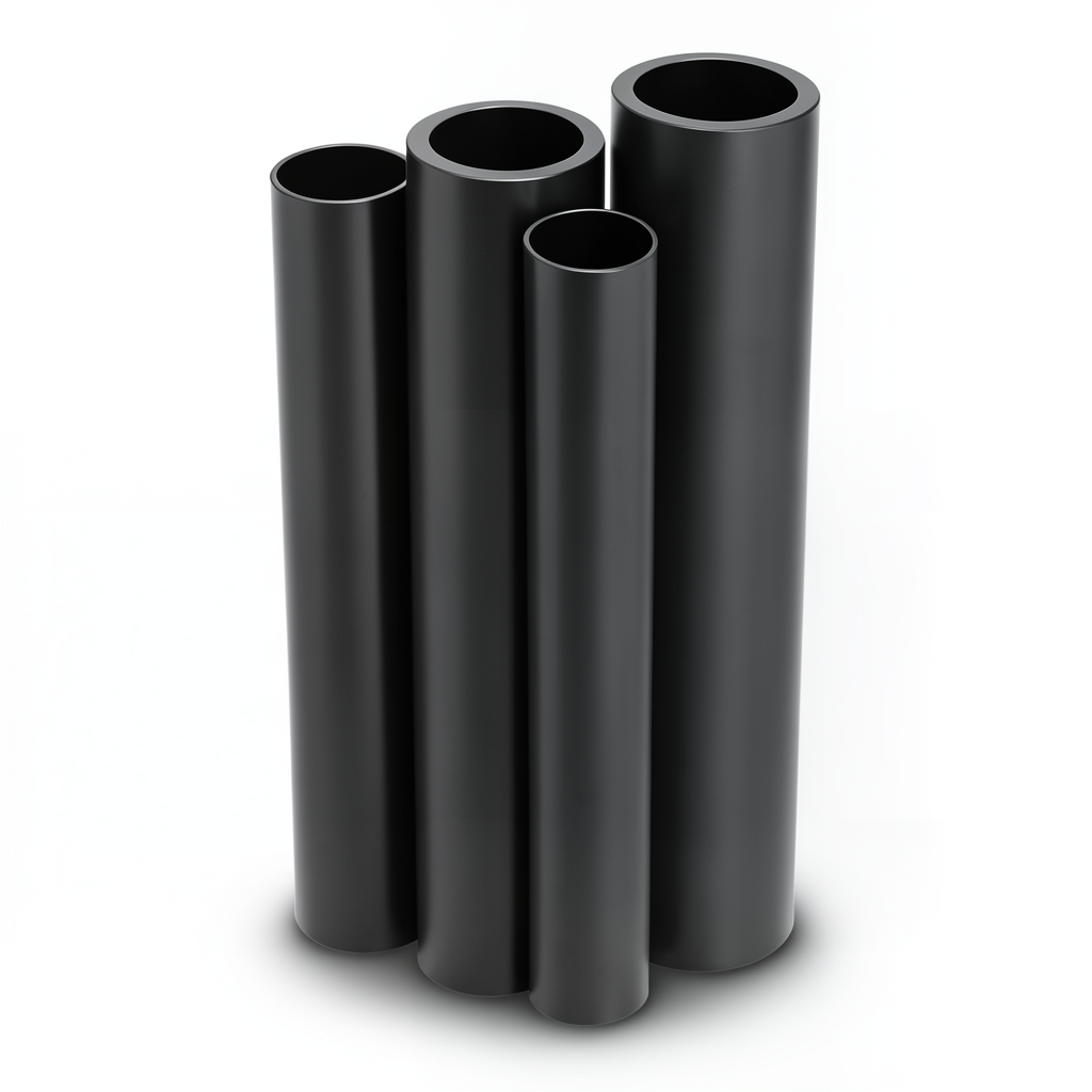 مواسير HDPE PE 100 ضغط 20 بار قطر 450 مم سمك 50.3 مم لون أسود