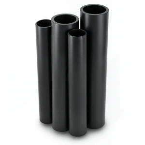 HDPE Pipes PE 80 Pressure 16 Bar 500 mm Diameter 55.8 mm Thickness Black