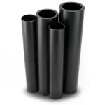 مواسير HDPE PE 100 ضغط 20 بار قطر خارجي 500 مم سمك 55.8 مم لون أسود