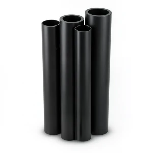 HDPE Pipes Water Supply PE 80 Pressure 16 Bar 560 mm Diameter 62.5 mm Thickness Black