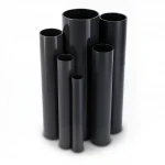 UPVC Pipes Modern Technology Nominal Pressure 2.5 Bar Outside Diameter 200 mm Thickness 1.8 mm Black Colour
