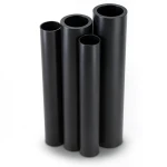 مواسير HDPE PE 100 ضغط 20 بار قطر خارجي 560 مم سمك 62.5 مم لون أسود