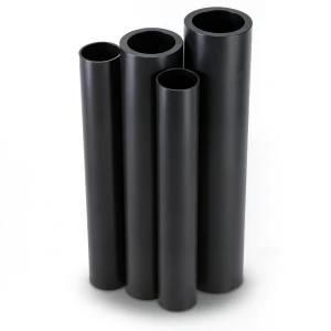 HDPE Pipes PE 100 Pressure 20 Bar Outside Diameter 560 mm Thickness 62.5 mm Black
