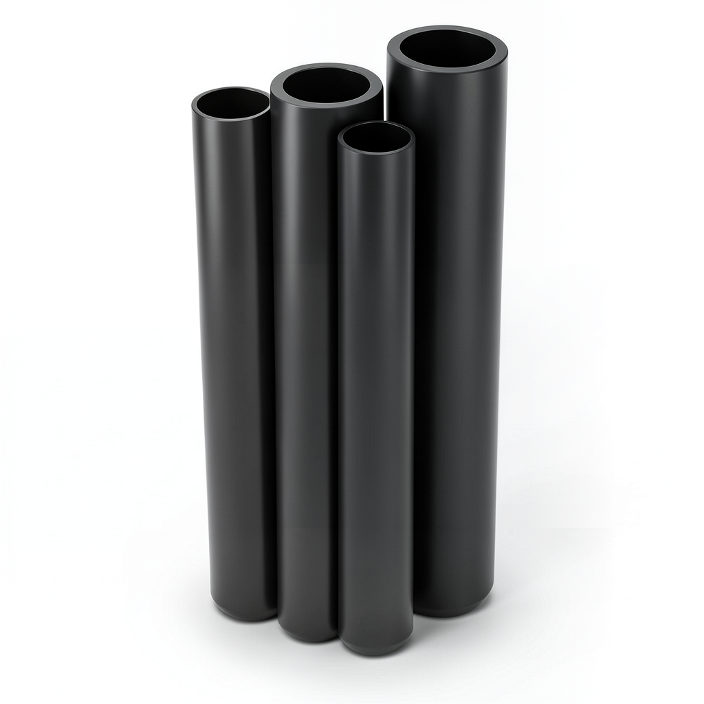 أنابيب HDPE الراجحي PE 100 ضغط 20 بار قطر خارجي 630 مم سمك 70.3 مم لون أسود
