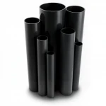 UPVC Pipes Modern Technology Nominal Pressure 4 Bar Outside Diameter 200 mm Thickness 4 mm Black Colour