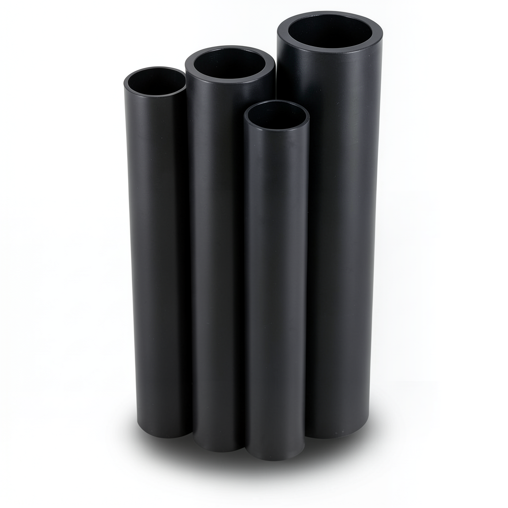 HDPE Pipes PE 80 Pressure 16 Bar Outside Diameter 710 mm Thickness 79.3 mm Black