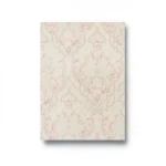 Italian Wall Covering 10m x 0.73m Beige with Pink, Model 27062