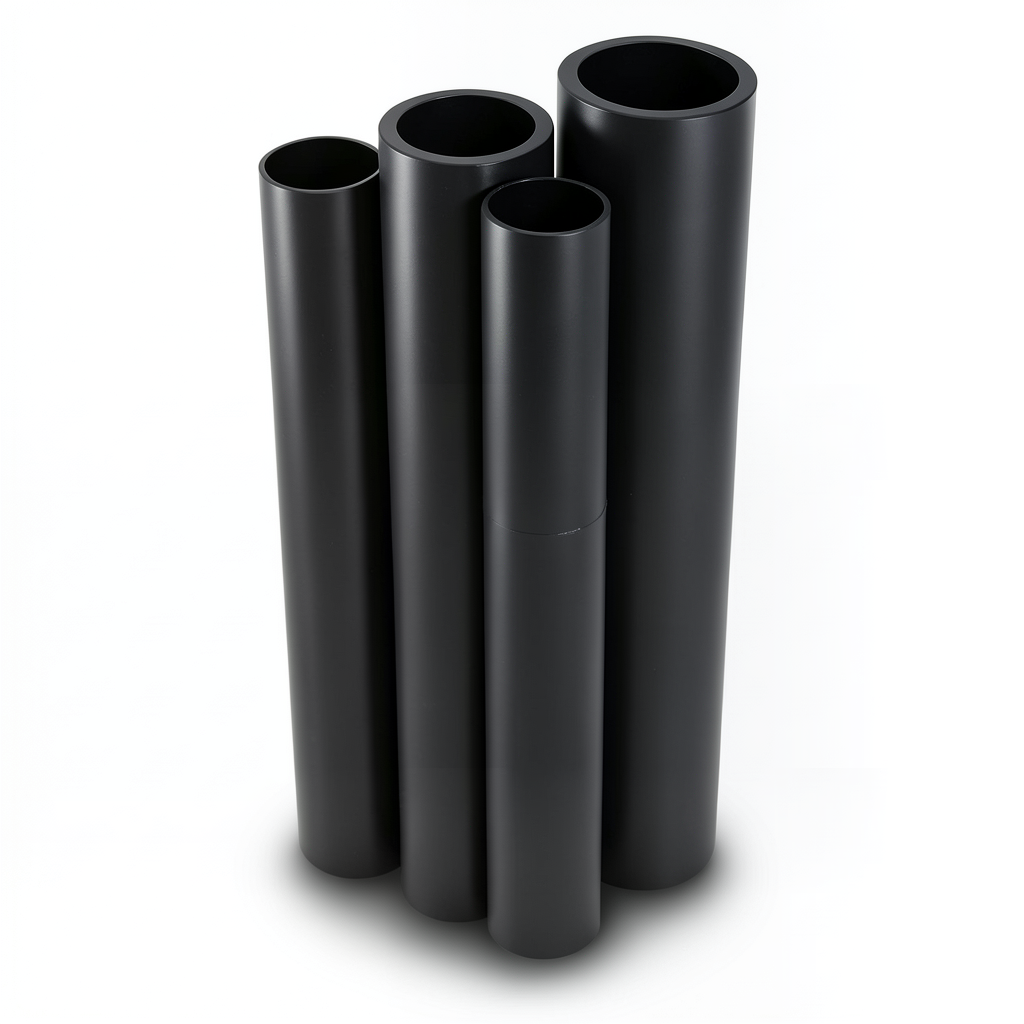 أنابيب HDPE الراجحي PE 80 ضغط 16 بار قطر خارجي 800 مم سمك 89.3 مم لون اسود