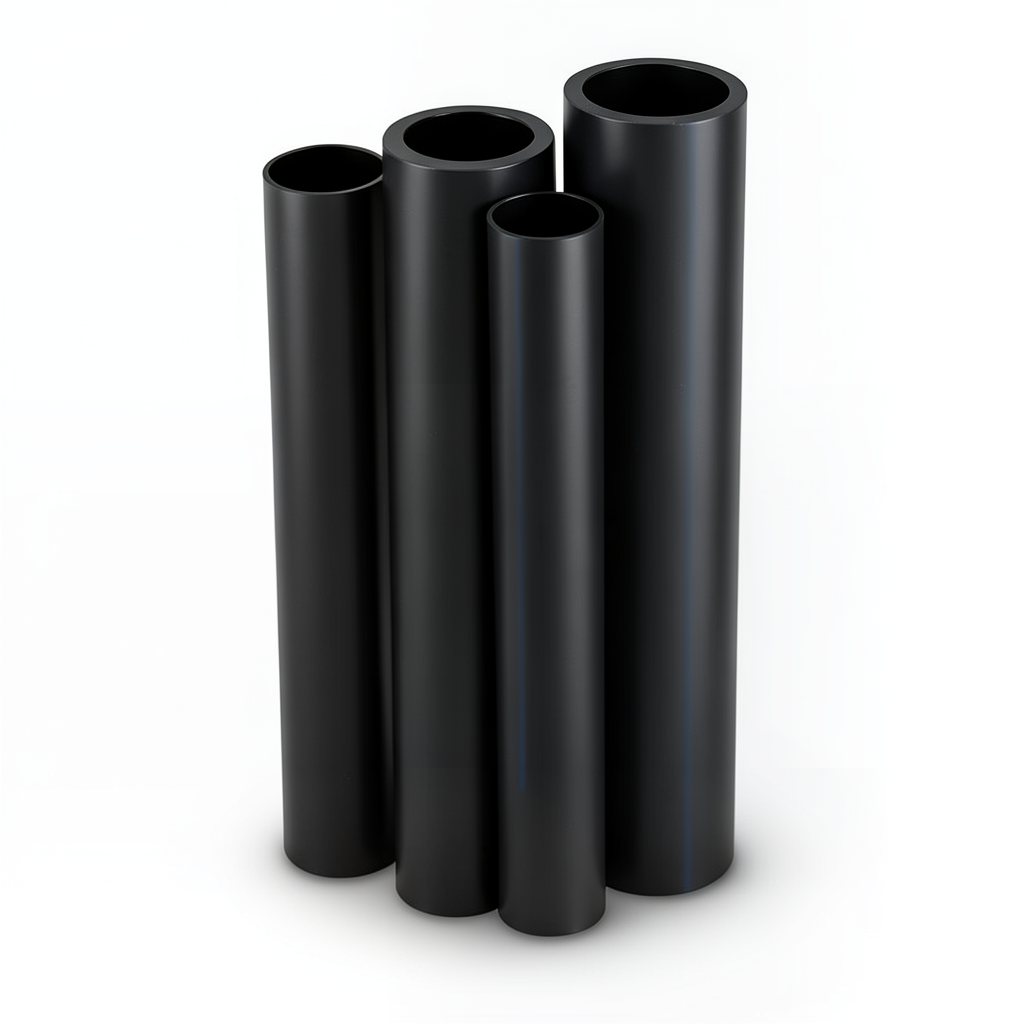 أنابيب HDPE PE 100 ضغط 20 بار قطر 800 مم سمك 89.3 مم لون أسود