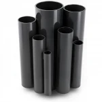 UPVC Pipes Modern Technology Nominal Pressure 10 Bar Outside Diameter 200 mm Thickness 9.6 mm Black Colour