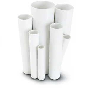 مواسير UPVC ضغط اسمي 10 بار قطر خارجي 32 مم سمك 1.8 مم لون أبيض