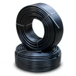 Al-Rajhi HDPE Pipes Pressure 6.1 kgf/cm² Size 1 ¼ Inch Thickness 3.7 mm Black