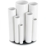 مواسير UPVC ضغط 10 بار قطر خارجي 50 مم سمك 2.4 مم لون أبيض