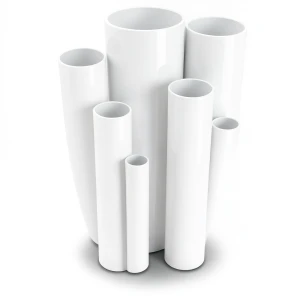 مواسير UPVC ضغط 6 بار قطر خارجي 50 مم سمك 1.8 مم لون أبيض