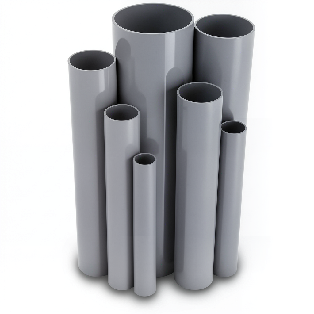 UPVC Pipes Pressure 16 Bar Outside Diameter 16 mm Thickness 1.2 mm Gray